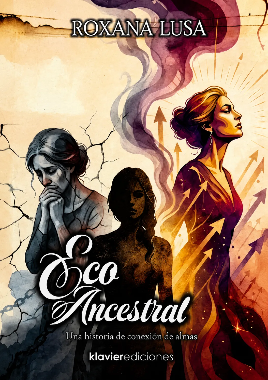 Tapa del libro Eco Ancestral, de Roxana Lusa — Klavier Ediciones